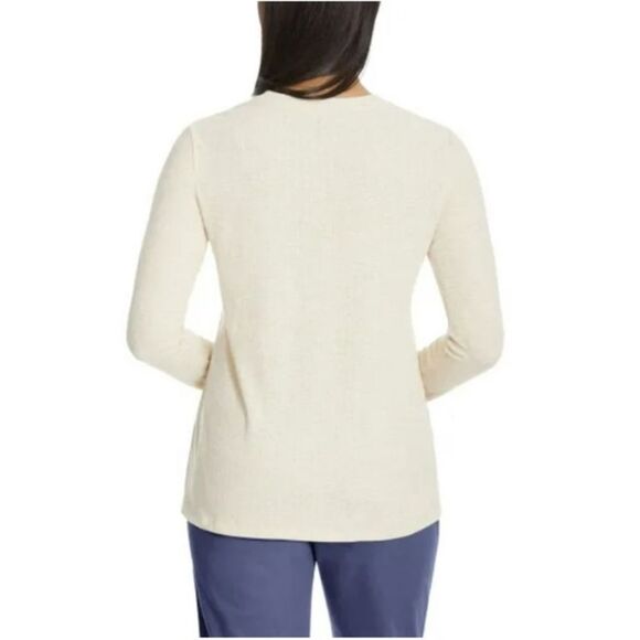 G.H. Bass & Co. Women's Cream Button Down Shirt - Picture 3 of 3